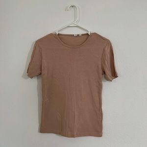 Kotn Cotton Crewneck T-shirt in Blush Pink